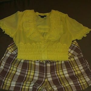 Cute shirt and shorts